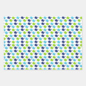 Walmuster, Niedliche Wale, Meerestiere Geschenkpapier Set (Vorderseite 2)