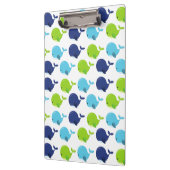 Walmuster, Niedliche Wale, Meerestiere Klemmbrett (Links)