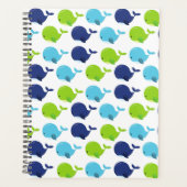 Walmuster, Niedliche Wale, Meerestiere Planer (Vorderseite)