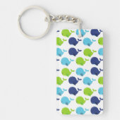 Walmuster, Niedliche Wale, Meerestiere Schlüsselanhänger (Vorderseite)