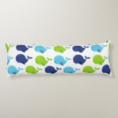 Walmuster, Niedliche Wale, Meerestiere Seitenschläferkissen (Rückseite)