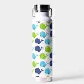 Walmuster, Niedliche Wale, Meerestiere Trinkflasche (Vorne)