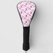 Walmuster, Niedliche Wale, rosa Wale Golf Headcover (Vorderseite)