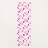 Walmuster, Niedliche Wale, rosa Wale Yogamatte (Vorderseite)