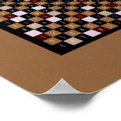 Walnuss 1200 Stücke Poster (Ecke)