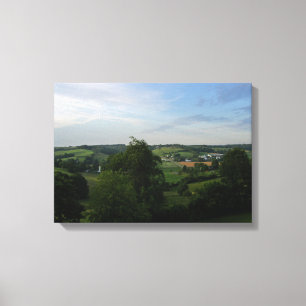 Walnuss-Creek-Landschaft, Ohio Leinwanddruck