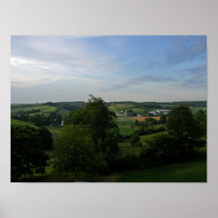 Walnuss-Creek-Landschaft, Ohio Poster