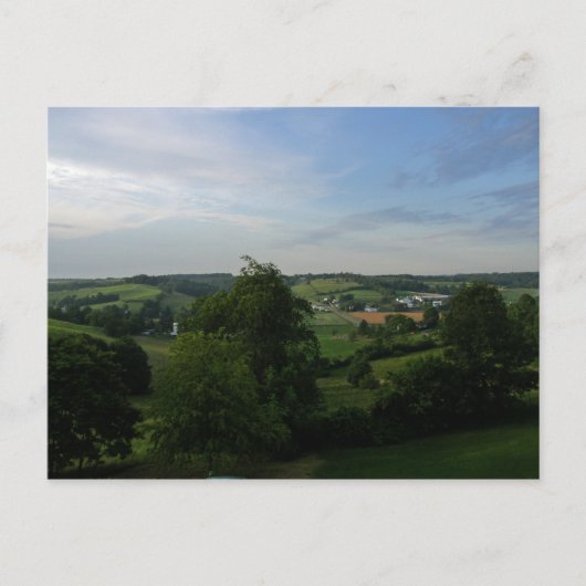 Walnuss-Creek-Landschaft, Ohio Postkarte (Vorderseite)