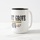 Walnuss Grove Zweifarbige Tasse (VorderseiteRechts)