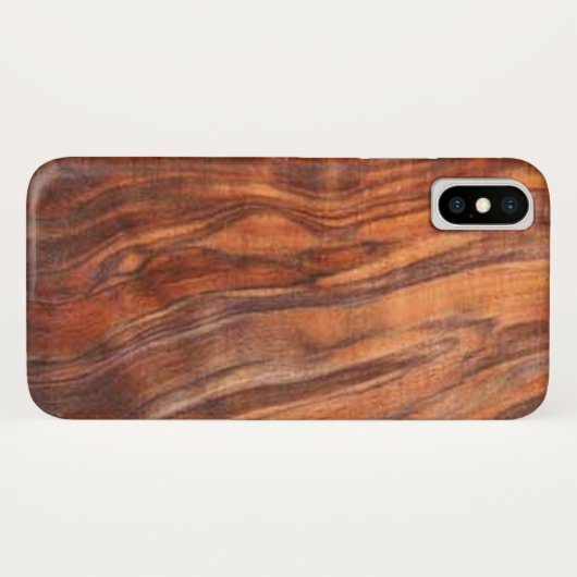 Walnuss (Holzkörner) Case-Mate iPhone Hülle (Rückseite (Horizontal))