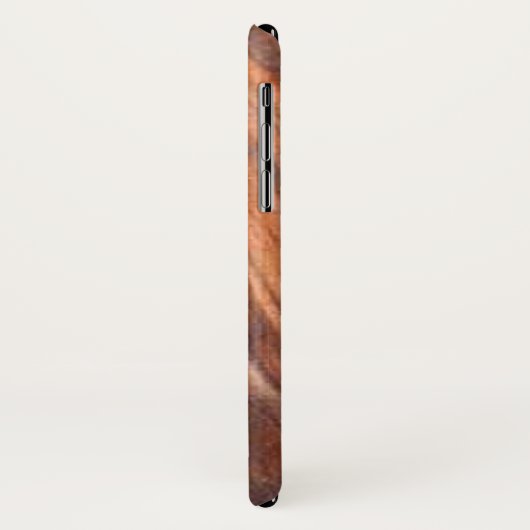 Walnuss (Holzkörner) Case-Mate iPhone Hülle (Hinten/Links)