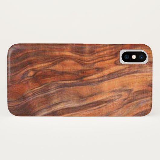 Walnuss (Holzkörner) Case-Mate iPhone Hülle (Rückseite (Horizontal))