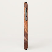 Walnuss (Holzkörner) Case-Mate iPhone Hülle (Hinten/Links)