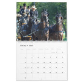 Walnuss-Hügel-Wagen, der Pferdeshow fährt Kalender (Jan 2027)