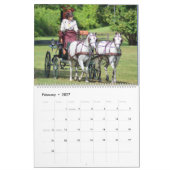 Walnuss-Hügel-Wagen, der Pferdeshow fährt Kalender (Feb 2027)