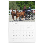 Walnuss-Hügel-Wagen, der Pferdeshow fährt Kalender (Jan 2027)
