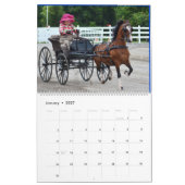 Walnuss-Hügel-Wagen, der Pferdeshow fährt Kalender (Jan 2027)