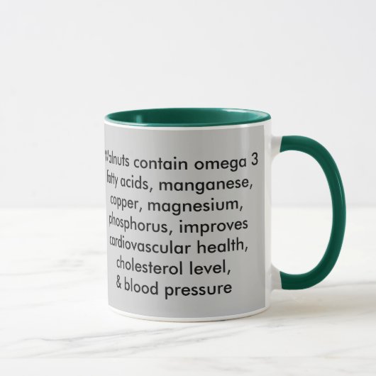 Walnuss-Tasse Tasse (Rechts)
