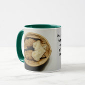 Walnuss-Tasse Tasse (Vorderseite Links)