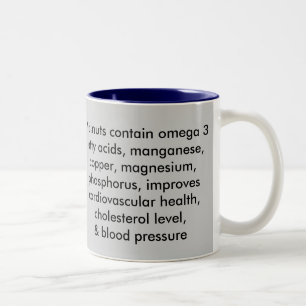 Walnuss-Tasse Zweifarbige Tasse