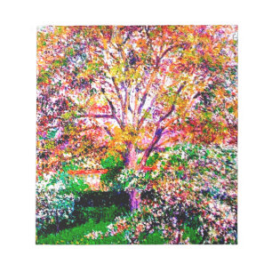 Walnuss- und Apfelbäume in Blüte Camille Pissarro Notizblock