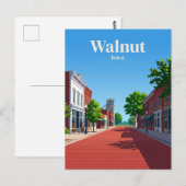 Walnuss USA Postkarte (Vorne/Hinten)