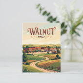 Walnuss USA Postkarte (Stehend Vorderseite)