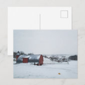 Walnussbach, Ohio im Winter Postkarte (Vorne/Hinten)