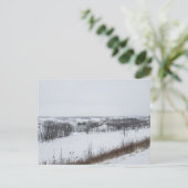Walnussbach, Ohio im Winter Postkarte (Stehend Vorderseite)
