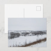 Walnussbach, Ohio im Winter Postkarte (Vorne/Hinten)