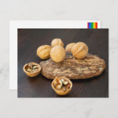 Walnüsse-Postkarte Postkarte (Vorne/Hinten)