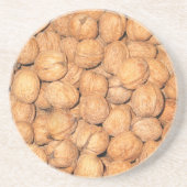 Walnüsse Sandstein Untersetzer (Vorne)