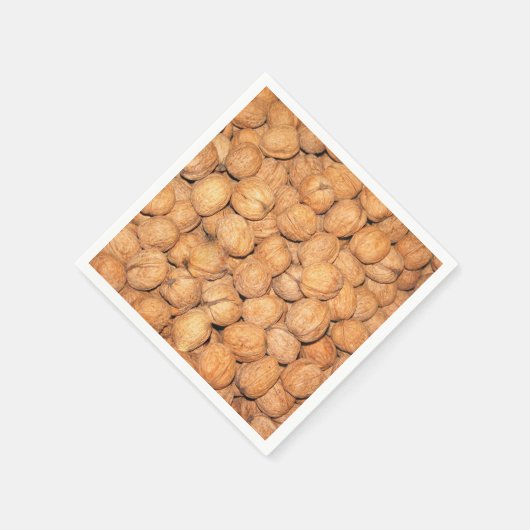 Walnüsse Serviette (Ecke)