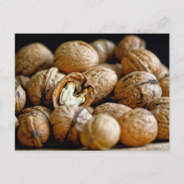 Walnussfoto Postkarte