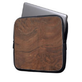 Walnut Burl Laptop Sleeve (Vorderseite Links)