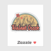 Walnut Creek, Arizona Sticker (Blatt)
