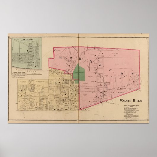 Walnut Hills, Ohio Poster (Vorne)