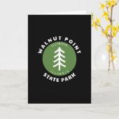 Walnut Point State Park Illinois Il Wald Baum Dg Karte (Gelbe Blume)
