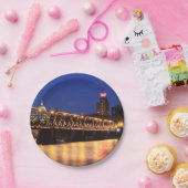 Walnut Street Bridge Harrisburg Pennsylvania Pappteller (Party)