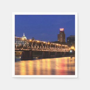 Walnut Street Bridge Harrisburg Pennsylvania Serviette