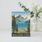 Walowa Lake Vintag Postkarte (Stehend Vorderseite)