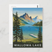 Walowa Lake Vintag Postkarte (Vorne/Hinten)