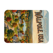 Walpole USA Magnet (Horizontal)