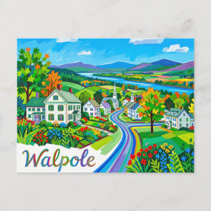 Walpole USA Postkarte
