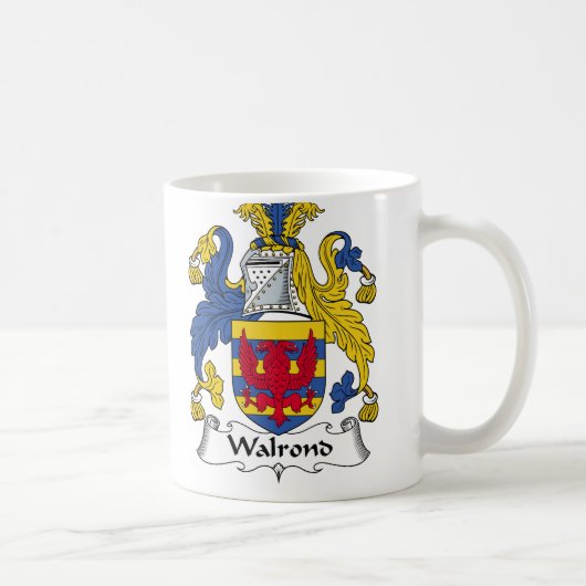 Walrond Familienwappen Kaffeetasse (Rechts)