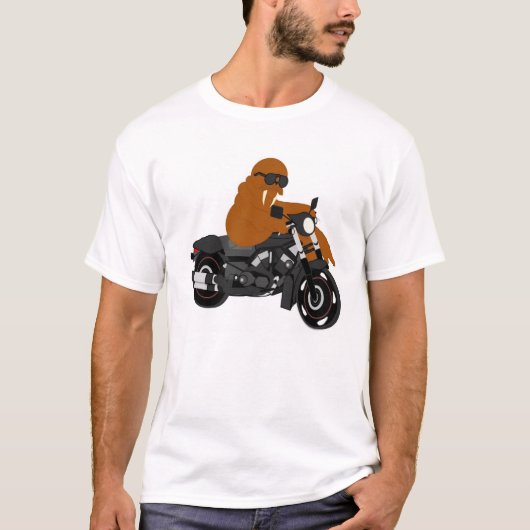 Walroß auf einem Davison T-Shirt (Vorderseite)