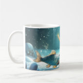 Walross Cartoon-Stil lebendig Cute Bunt Kaffeetasse (Links)