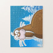 Walross-Cartoons Puzzle (Vertikal)