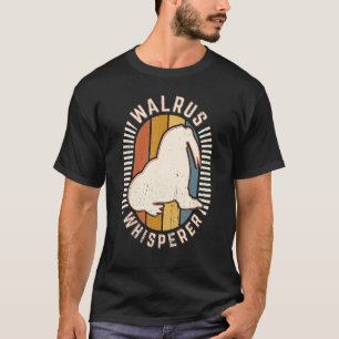 Walross-Flüsterer Vintage Klassiker Retro Tierlieb T-Shirt