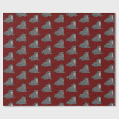 Walroß Geschenkpapier (Flach)